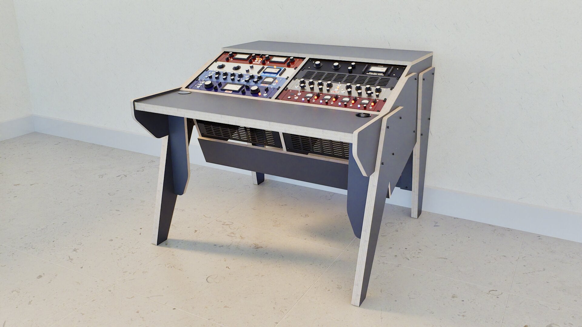 Arcade 2A - Studio Desk for Mastering – Fusion Studio Works