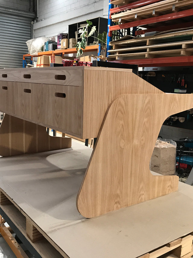 #Arcade38 #AmericanOakRaw #NoArmrest #Workshop