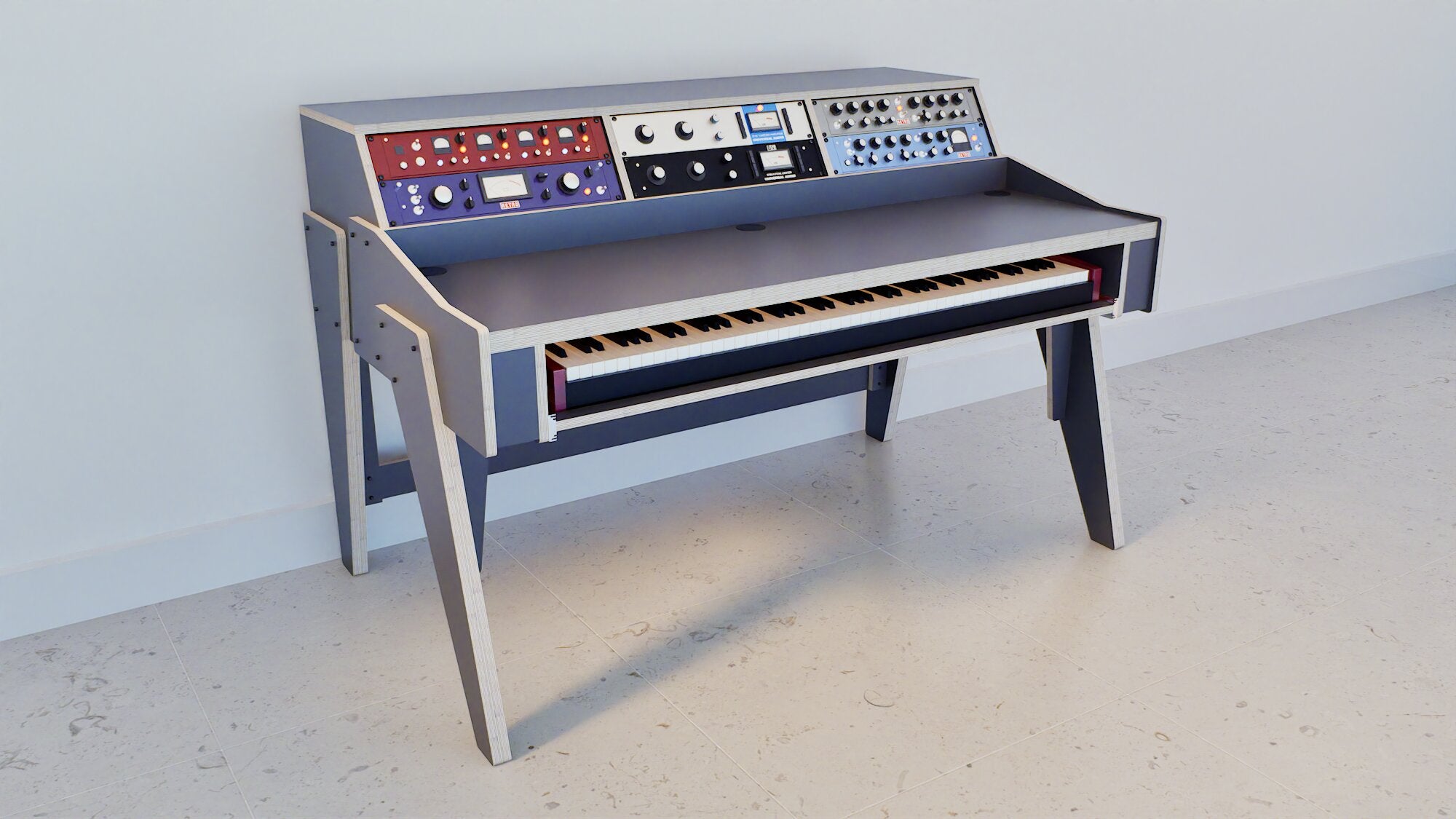 Europa 3B - Studio Desk for Home Music Production – Fusion Studio