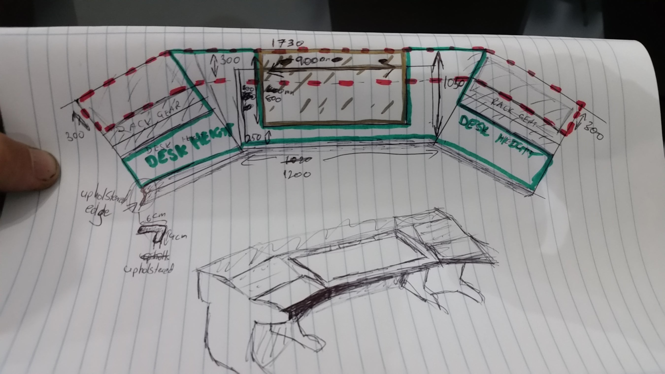 Custom Studio Desk – Fusion Studio Works